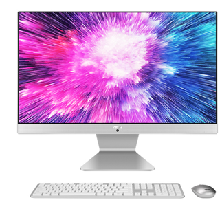 ASUS 华硕 猎鹰V4 21.5英寸 商用一体机 白色 (赛扬J4005、核芯显卡、4GB、1TB HDD、1920*1080）