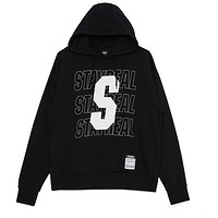 STAYREAL 男女款连帽卫衣 SH18008-1 黑色 S