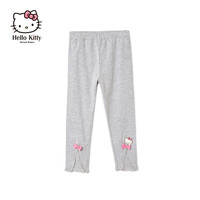 Hello Kitty 凯蒂猫 儿童针织印花打底裤子
