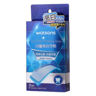 watsons 屈臣氏 闪耀亮白牙贴14片装