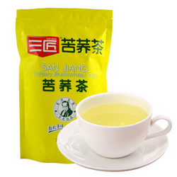 三匠 四川特产  茶叶 养生茶 荞麦茶 苦荞茶家庭装500g