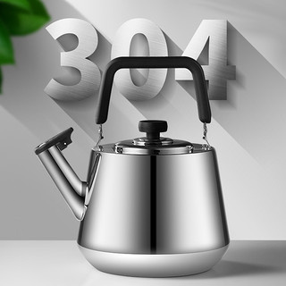 爱仕达家用304不锈钢加厚烧水壶电磁炉燃气灶大容量鸣音家用茶壶（4L(含)-5L(含)、4L烧水壶）