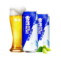 SNOWBEER 雪花 啤酒（Snowbeer） 勇闯天涯 500ml*12听整箱装 经典实惠装