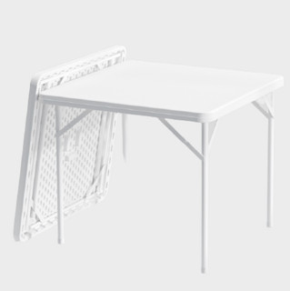 鑫点·家具 XD-F86 折叠餐桌 86*86*74cm 白色 普通款