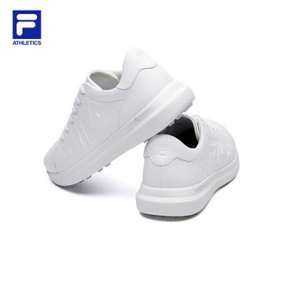 FILA ATHLETICS斐乐Swing 1911女鞋2021春季真皮高尔夫鞋 斐乐白-FW 35.5