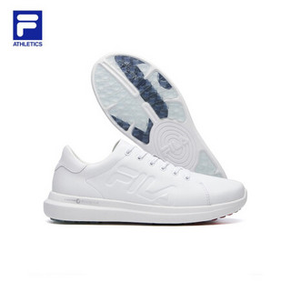 FILA ATHLETICS斐乐Swing 1911女鞋2021春季真皮高尔夫鞋 斐乐白-FW 35.5