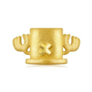 Chow Sang Sang 周生生one Piece 航海王 系列632e 乔巴的帽子足金耳钉约1 5g 报价价格评测怎么样 什么值得买