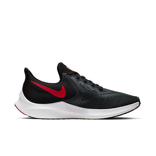 NIKE 耐克 Zoom Winflo 6 男子跑鞋 AQ7497-008 黑红 42