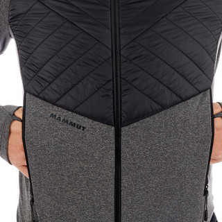 MAMMUT猛犸象Aconcagua男滑雪中层上衣抓绒衣抓绒夹克 黑色 XL