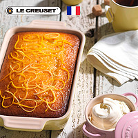 法国LE CREUSET酷彩炻瓷长方形烧烤盘子26cm烘焙烤碗盘烤箱微波炉（26厘米-红色）