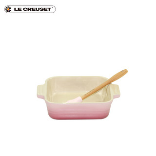 法国 LE CREUSET酷彩 炻瓷套装11cm派盘 + 13cm烤盘家用烘培餐碗（3件、蓝色）