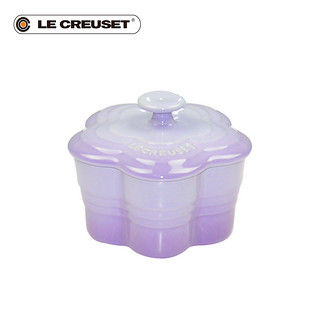 法国酷彩LE CREUSET 炻瓷有盖花形碗烘培烤罐 甜品辅食炖盅汤碗