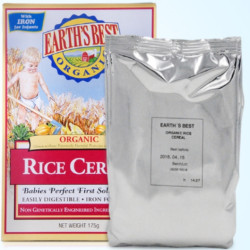 EARTH'S BEST 世界最好 婴儿有机大米粉 大米味 175g