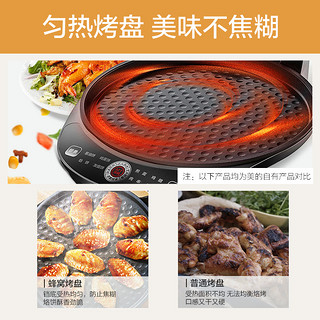 Midea 美的 电饼铛家用双面加热煎饼锅全自动煎烤薄饼机烙饼锅官方电饼档