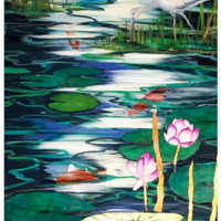 维多利亚·维洛佐《无愧之行》100x80cm 装饰画 水彩画 油画颜料画布