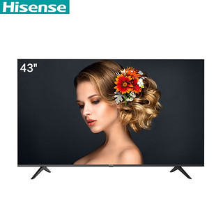 Hisense 海信(Hisense)  HZ43E3D  43英寸 4K超高清 无边全面屏 智慧语音电视机