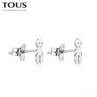 TOUS/桃丝熊925银时尚小熊耳环简约经典女耳钉611140030（图片色）