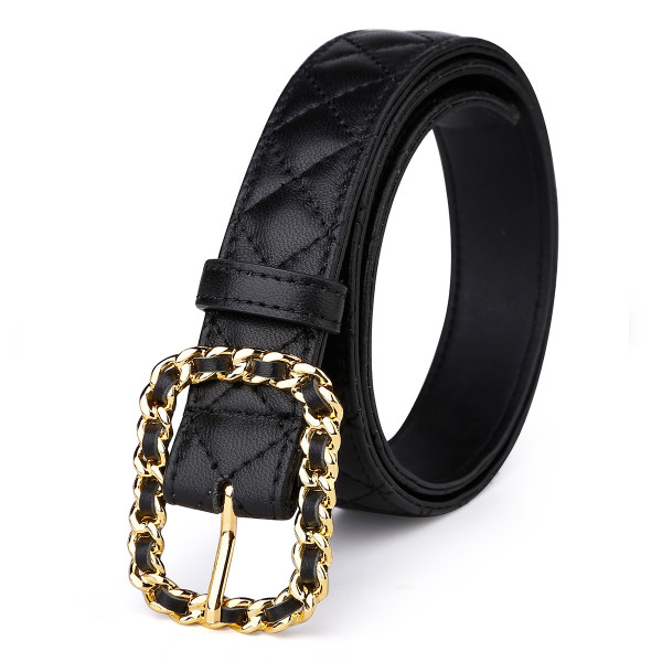 catelles 羊皮女士皮带简约百搭真皮腰带女ins风时尚连衣裙牛仔裤带