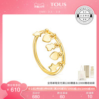 TOUS 桃丝熊 COOL JOY戒指 925银个性气质指环女 新款潮送礼 018155510（14）