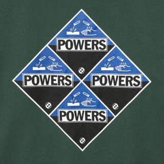 POWERS SUPPLY CORROSION 男女款短袖T恤 深绿色 XL