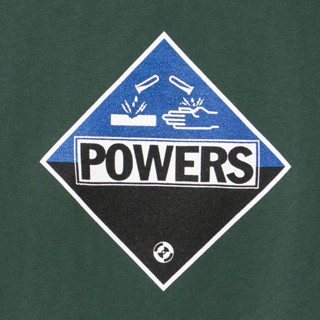 POWERS SUPPLY CORROSION 男女款短袖T恤 深绿色 XXL