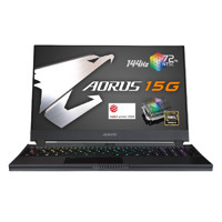 GIGABYTE 技嘉 AORUS 15G 2020款 15.6英寸 游戏本 黑色(酷睿i7-10750H、RTX 2070 MAX-Q 8G、8GB、512GB SSD、1080P、IPS、144Hz）