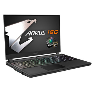 GIGABYTE 技嘉 AORUS 15G 2020款 15.6英寸 游戏本 黑色(酷睿i7-10750H、RTX 2070 MAX-Q 8G、8GB、512GB SSD、1080P、IPS、144Hz）