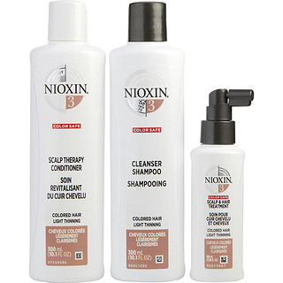 NIOXIN 丽康丝 3号专业防脱洗发护发套装1套