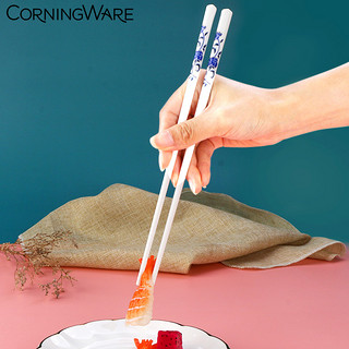 康宁CORNINGWARE 小青花陶瓷筷子5双装