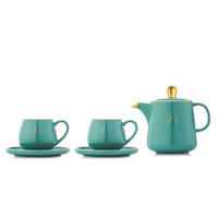 康宁餐具 CORELLE康宁 WORLD KITCHEN 马克杯壶五件组-绿WK-MKB-5/KZ/GR