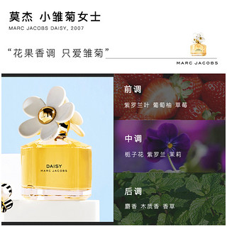 Marc Jacobs莫杰daisy小雏菊女士淡香水50ml法国进口清新包邮（10ml、雏菊淡香氛）