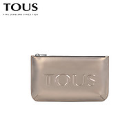 TOUS/桃丝熊2021春夏新品女包中号漆皮化妆包洗漱包