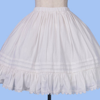 四叶工房 Lolita洛丽塔 三明治小姐 女士可调节裙撑 偏钟型 白色 50cm