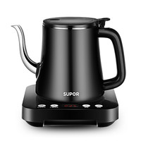 SUPOR 苏泊尔 电茶壶全自动上水电热烧水壶泡茶煮茶器电水壶功夫茶台一体(黑色)