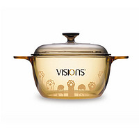 VISIONS 康宁 晶彩透明锅贴花锅-猫爪  2.5L/3.5L深锅/3.5L大口径（VSD35）