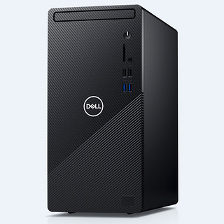DELL 戴尔 灵越 3880 商务台式机 黑色 (酷睿i5-10400、核芯显卡、8GB、256GB SSD+1TB HDD、风冷)