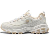 SKECHERS 斯凯奇 女鞋2021夏季新品网面透气休闲运动鞋小白鞋老爹鞋 白色/自然色 36