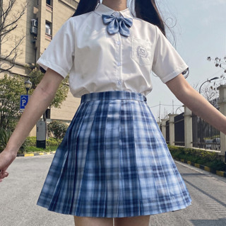 小乔酱 动物园系列 椰果熊 JK制服 西式制服 女士短袖衬衫 奶白 S