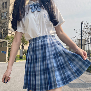 小乔酱 动物园系列 椰果熊 JK制服 西式制服 女士短袖衬衫 奶白 S