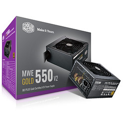 COOLERMASTER 酷冷至尊(CoolerMaster)额定550W MWE550 V2金牌直出电源