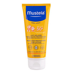 Mustela 妙思乐 儿童物理防晒霜防水防汗清爽不粘腻 SPF50+100ml