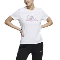 阿迪达斯 ADIDAS NEO 女子 运动休闲系列 W BRLV TEE1 运动 T恤 H61976 S码