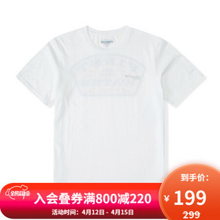 Columbia哥伦比亚户外21春夏新品男子钓鱼系列清爽吸湿T恤FE0326 100 XXL