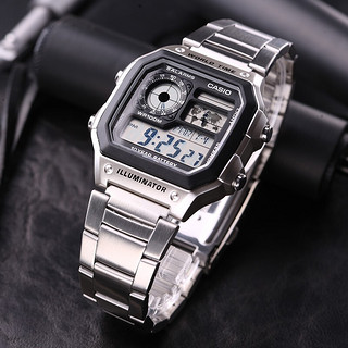 CASIO 卡西欧 G-SHOCK YOUTH系列 42.1毫米石英腕表 AE-1200WHD-1AV