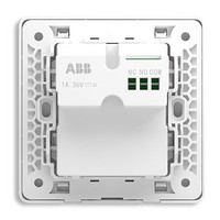 ABB开关插座面板 86型SOS求救墙壁呼救开关 明致系列 灰色 AQ419-EG