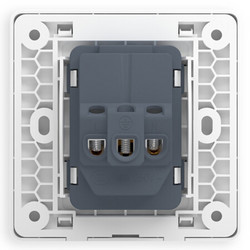 ABB 远致系列 AO205 正五孔插座 明净白 单只装