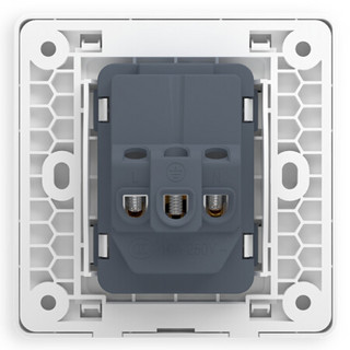 ABB 远致系列 AO205 正五孔插座 明净白 10只装