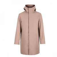 杰克琼斯秋季男士商务连帽休闲夹克中长款外套 S E13布朗尼