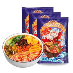 美味螺6054螺蛳粉正宗广西柳州特产螺丝粉加辣加臭加量400g3袋装