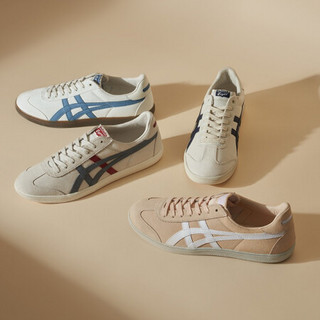 Onitsuka Tiger鬼塚虎新款男女板鞋复古时尚德训鞋虎爪休闲鞋TOKUTEN预售 粉色 39.5